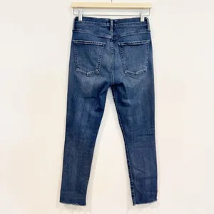 Agolde Sophie‎ Jeans Size 27 Blue Reverb Wash High Rise Skinny Crop Clean Girl thumbnail 8