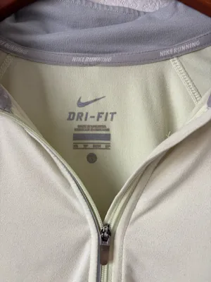 Cream Yellow Nike Running Quarter Zip thumbnail 8