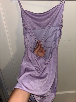 Windsor Purple Sparkly Dress thumbnail 2