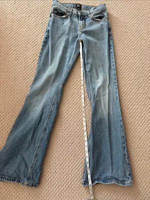 BDG Urban Outfitters Size 25 Women's Blue Denim Jeans NEW NWT Flared Bottoms thumbnail 3