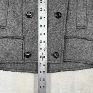 Banana Republic Heritage Gray Wool Double Breasted Cropped Coat 2 672086-00 thumbnail 4