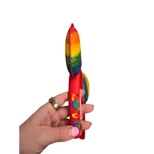 Disney Parks Mickey Mouse Pride Rainbow Glitter Love Ears Headband Red Accessory thumbnail 3