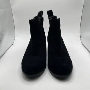 NWOB vionic water repellent suede ankle boots roseland black suede size 7 thumbnail 3