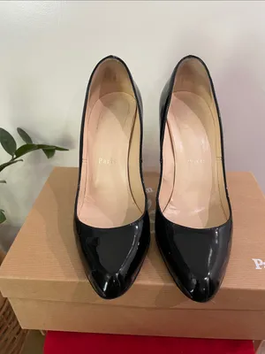 Christian Louboutin Decollete 868 100 Patent Calf Heels Shoes Size 38.5 thumbnail 2