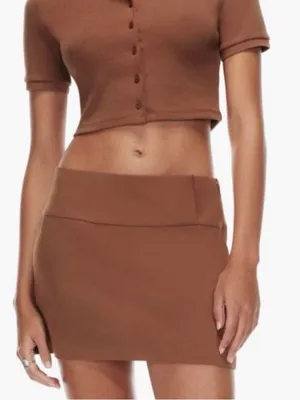 Sunday best Wendy skirt brown aritzia thumbnail 2