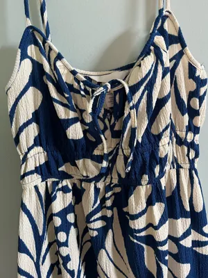 H&M Blue Midi Sundress thumbnail 3