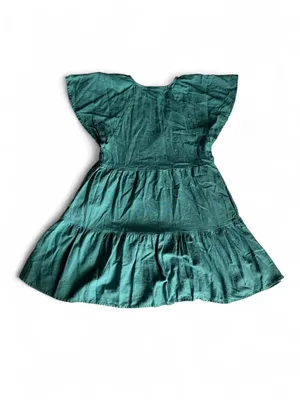 Universal Threads Teal Tiered Mini Dress Size S thumbnail 6