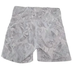 NWOT Size 8 Lululemon Train Times Short 6" Inseam Jasmine White Multi / White thumbnail 5
