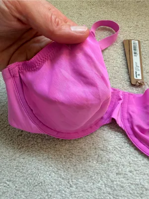 SKIMS No Show Molded Unlined Demi Bra Pink 34B NWT‎ Underwire thumbnail 3