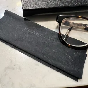 Burberry Tan Brown Eyeglass Frame & Case EUC thumbnail 2