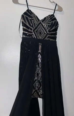 Party Cocktail Dress Silver Size 0 thumbnail 2