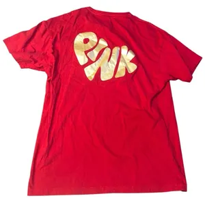 Pink Victoria's Secret Oversized Sleep Shirt Pink Logo thumbnail 1