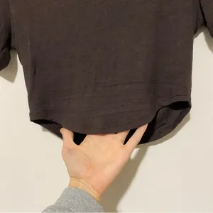 Lululemon Chocolate Brown Ribbed Soft Crop Top size XS/S thumbnail 4