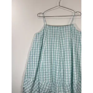 NWT Hersy Womens Top Blue Plaid Camisole Swing Sleeveless Cottagecore Large thumbnail 5