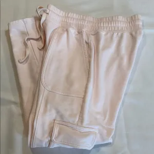 Fabletics Light Pink Cargo Pants Size Small EUC thumbnail 12
