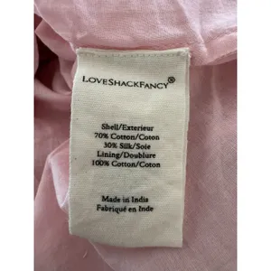 LoveShackFancy Pink Floral Tiered Mini Skirt M NWT Coquette Romantic HTF Silk thumbnail 6