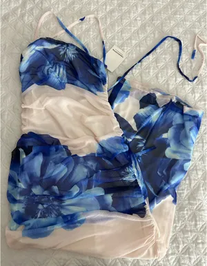 Floral Dress Blue thumbnail 1