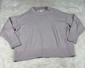 Aerie Lavender Knit Sweater | Cozy Crewneck | Size L thumbnail 1
