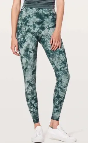 Lululemon 6 Wunder Under Hi-Rise Tight *Shibori Full-On Luxtreme 28" Misty Moss thumbnail 1