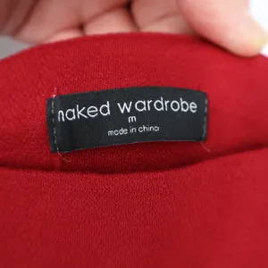 Naked Wardrobe Red Bodycon Maxi Skirt High Waisted Size M thumbnail 4