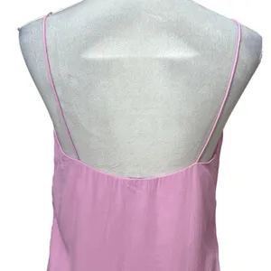 Something Navy Pink Sleeveless V Neck Camisole Tank Top Spaghetti Strap S Casual thumbnail 6