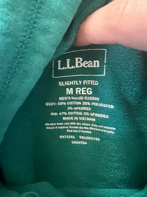 LL‎ Bean medium hoodie Green thumbnail 9