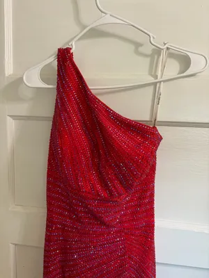 Sherri Hill Prom Dress Red thumbnail 2