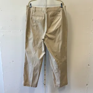 Talbots The Perfect Chino‎ Curvy Pants Women's 16 Tan Beige Straight Leg Cotton thumbnail 2