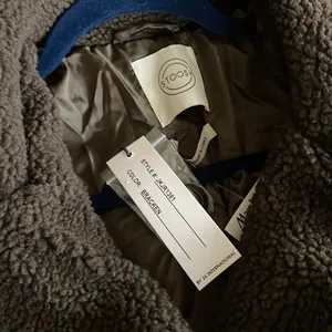 NWT Stoosh Sherpa Fabric Teddy Double-Breasted Long Coat IN BRACKEN thumbnail 9
