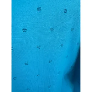 Nike Golf Dri-FIT Polo Shirt Womens XL Blue Short Sleeve Textured Dot thumbnail 3