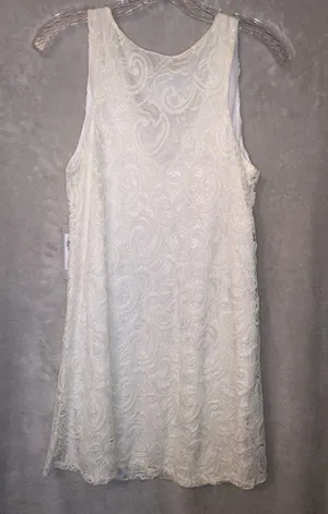 Lizard Thicket White Lace Dress thumbnail 2