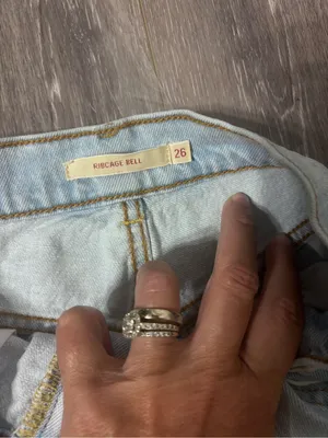 Levi's Ribcage Bell Light Wash Women’s Jeans - Size 26 thumbnail 2