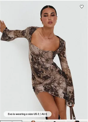 Princess Polly Leopard Dress thumbnail 1