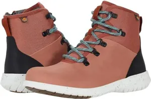 Bogs Women's Rust Pink and Black Ankle Boots Orange Size 7 thumbnail 1