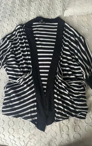 Express Top striped cardigan  thumbnail 1