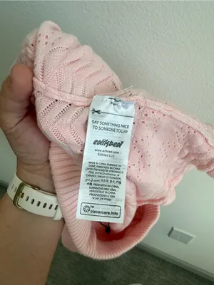 NEW Edikted Pink Crochet Knit Ruffle Bloomer Shorts Coquette Y2K Size M/L thumbnail 5
