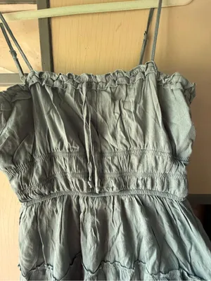 Trixxi Sage Green Tiered Spaghetti Strap Sundress thumbnail 3