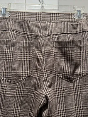 Halara high waisted houndstooth skinny work pants thumbnail 3