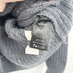 Aritzia Wilfred Oversized Chunky‎ Knit Merino Wool Storybook Cardigan Sweater M thumbnail 7