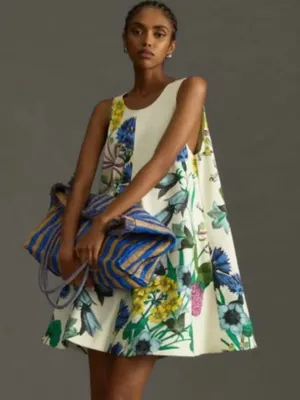 Anthropologie Maeve The Keiko Floral Swing Dress thumbnail 2