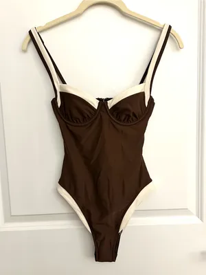 Abercrombie & Fitch Underwire One Piece Swimsuit NWT XXS thumbnail 3