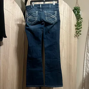Ariat Blue Flare Wide Leg Jeans with Vintage Appeal thumbnail 10