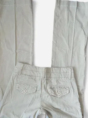 BKE Straight Leg Jeans in Light Beige thumbnail 3