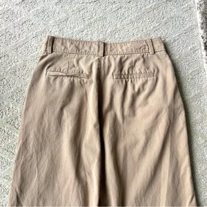 Everlane Draper Pleated Pant Khaki Ash Brown High Rise Wide Leg Size 8S thumbnail 9