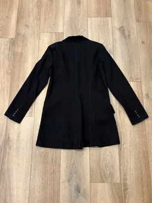 Vtg! 🌟 Lauren Jeans Co🌟 Ralph Lauren Denim Riding Jacket Black Sz M thumbnail 9