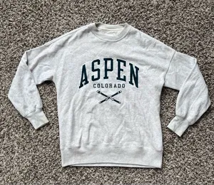 Abercrombie & Fitch Aspen Colorado Ski Crewneck Sweatshirt thumbnail 1