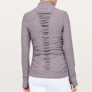 Lululemon Cypress Kiss 1/2 Zip Pullover in Heathered Lunar Rock thumbnail 2