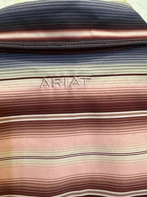 Ariat Tek Western Stripped Button-Down Shirt thumbnail 8