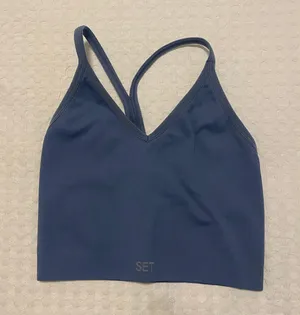 Blue Workout Top thumbnail 1