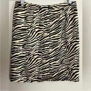 NWT sincerely Jules zebra print‎ skirt M thumbnail 2